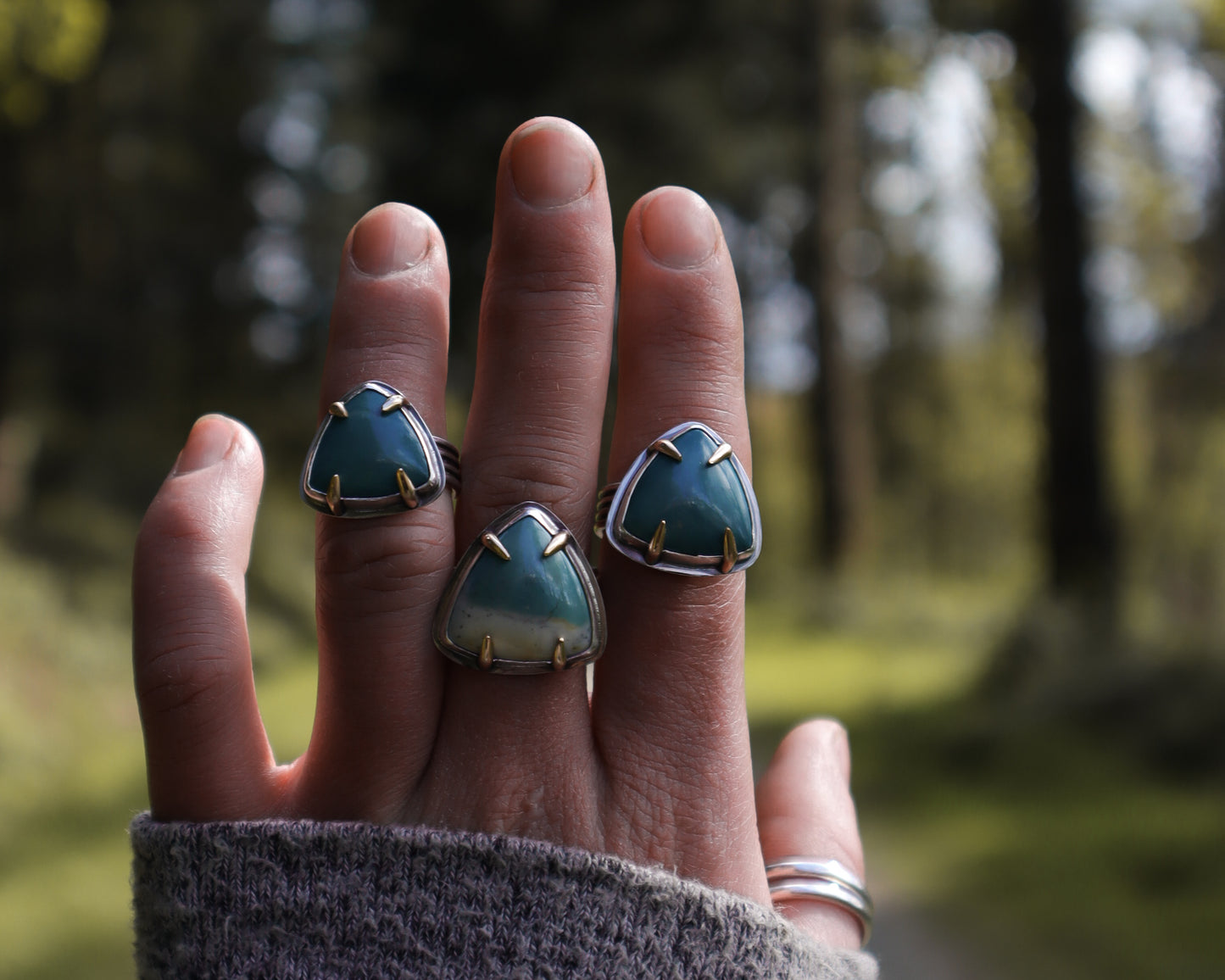 Immerse Ring - Skaggs Jasper - Size Q | 8.25