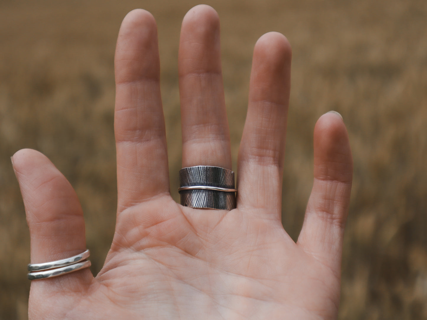 Feather Wrap Ring - Made to Order