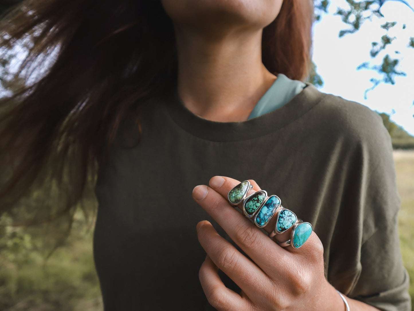 Horizon Ring - Bamboo Mountain - Size M 1/2 / 6.5
