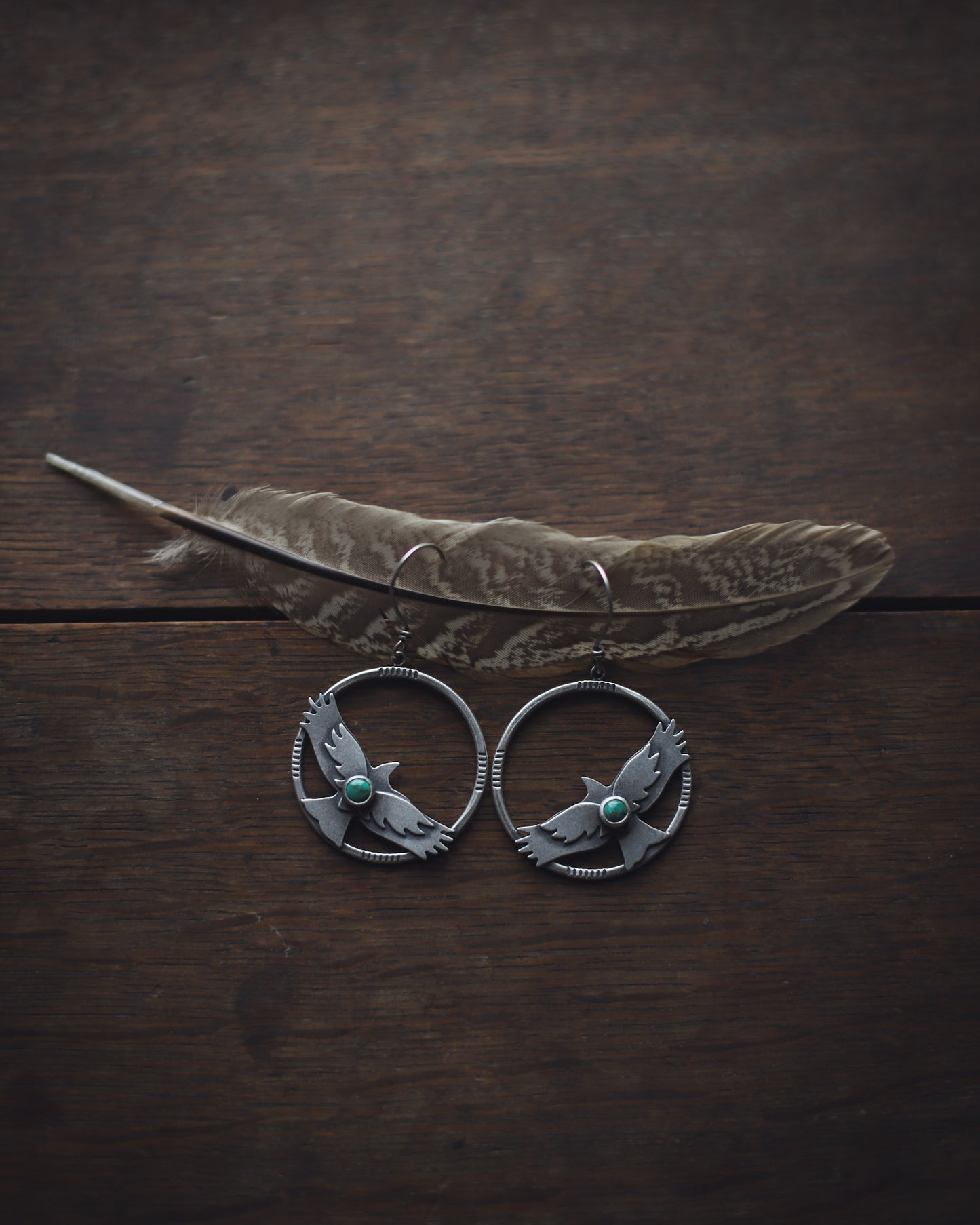 Fly High Hoops - Egyptian Turquoise