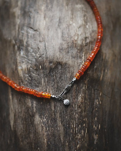 Reverie Necklace - Carnelian & Turquoise