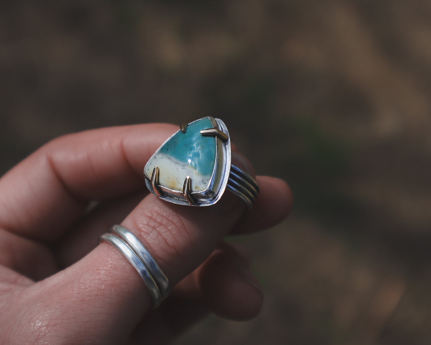 Immerse Ring - Skaggs Jasper - Size O | 7.25