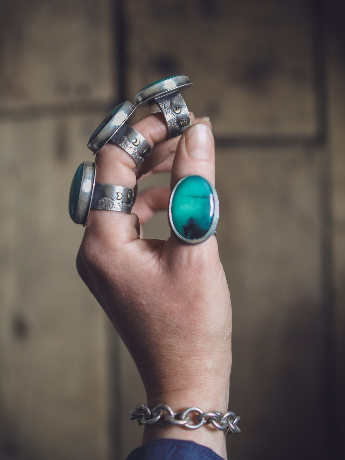 Mountain Seekers Ring - Chrysoprase M 1/2 / 6.5
