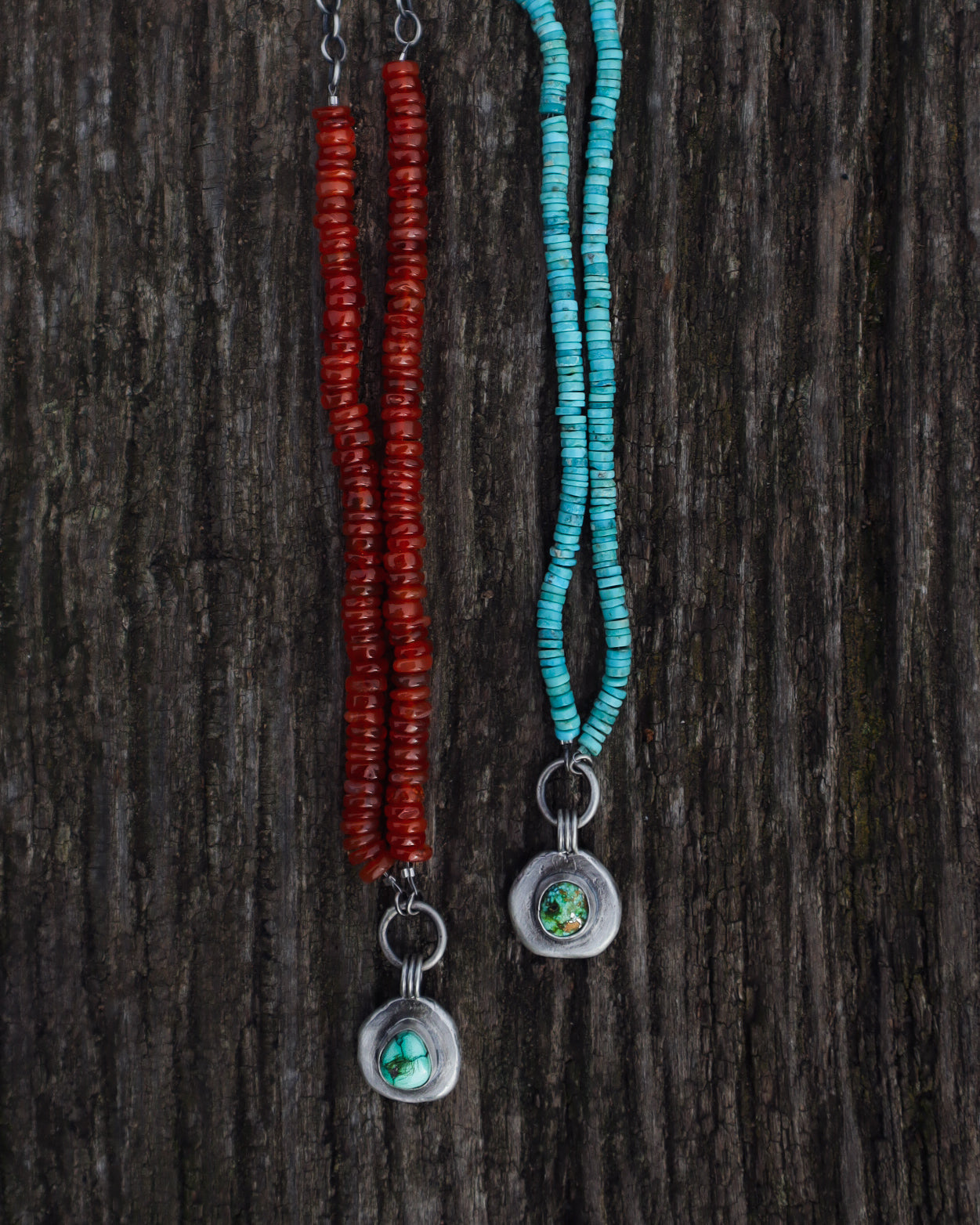 Carnelian + Turquoise Reverie Necklace