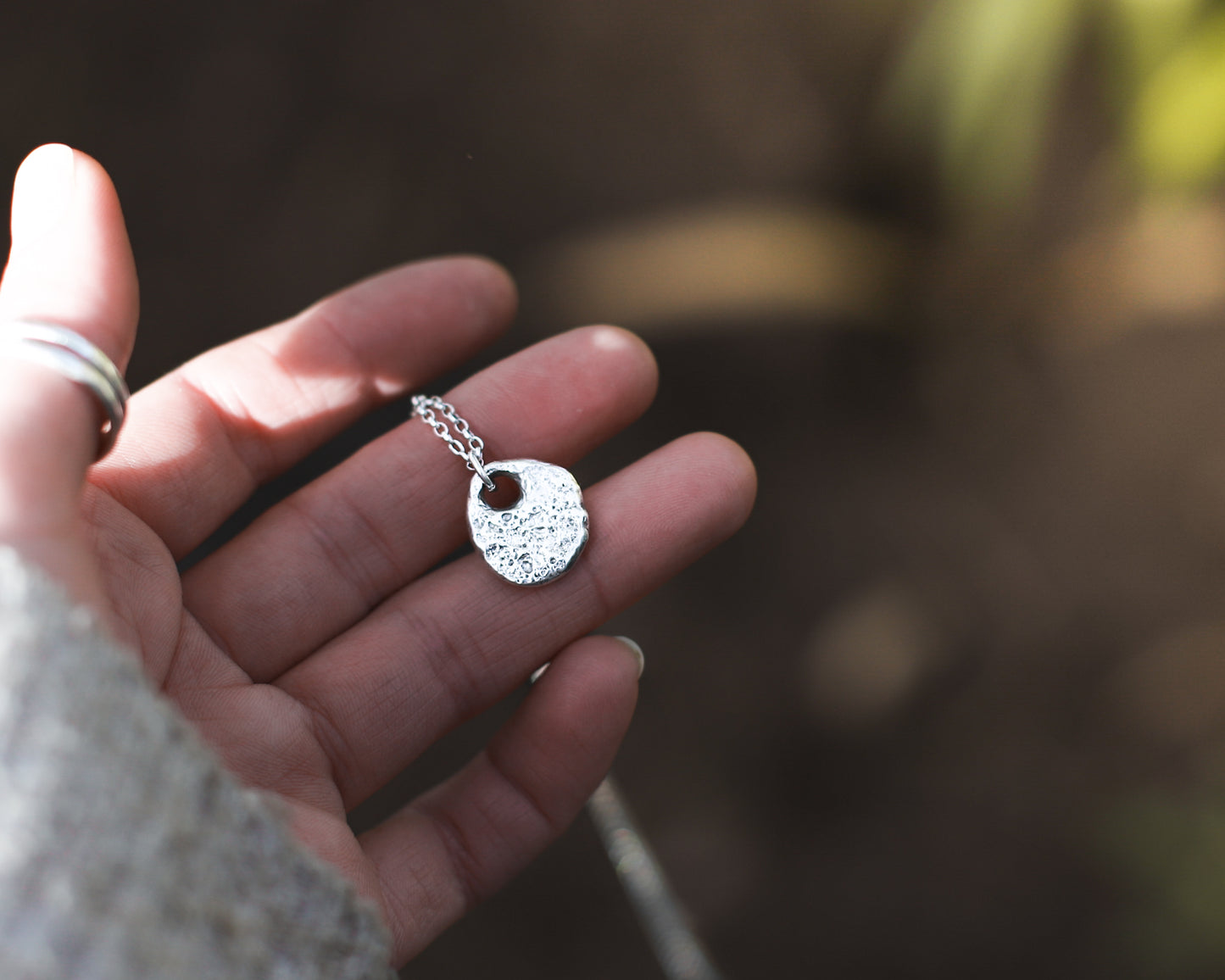 RESERVED FOR FRANKIE - Molten Pendant Necklace