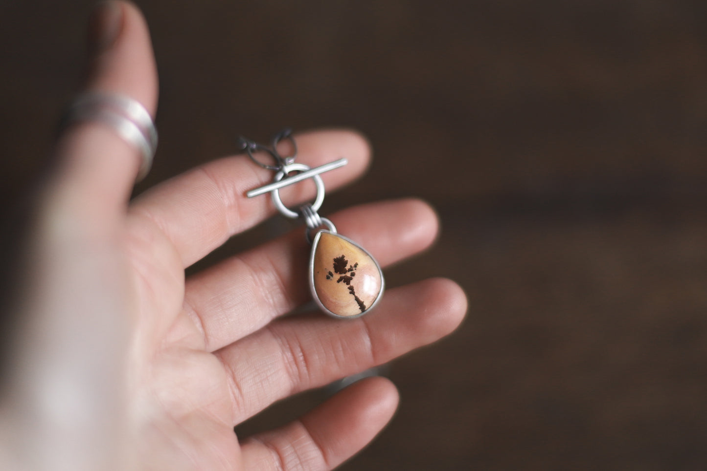 Rio Necklace - Dendritic Jasper