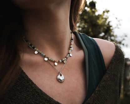 RESERVED FOR FRANKIE - Molten Pendant Necklace