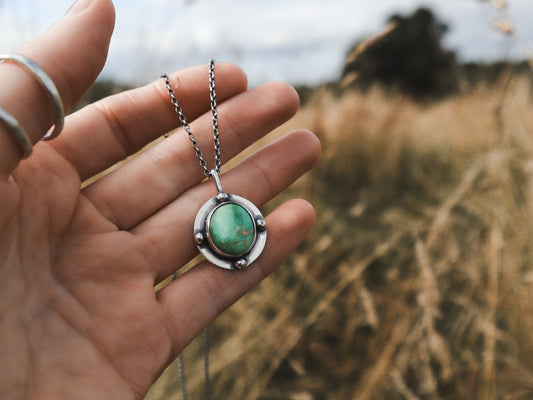 Compass Necklace - Emerald Valley