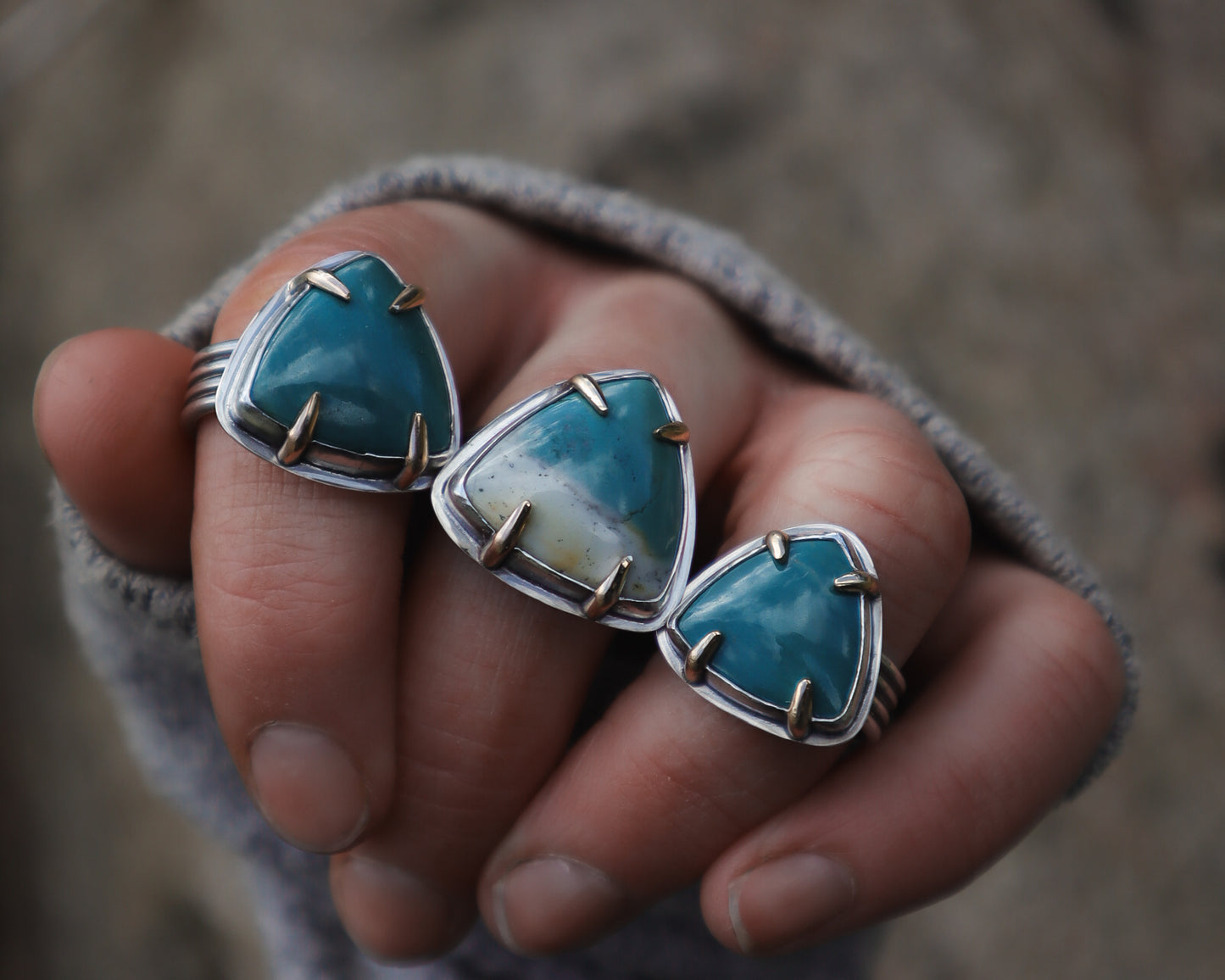 Immerse Ring - Skaggs Jasper - Size O | 7.25