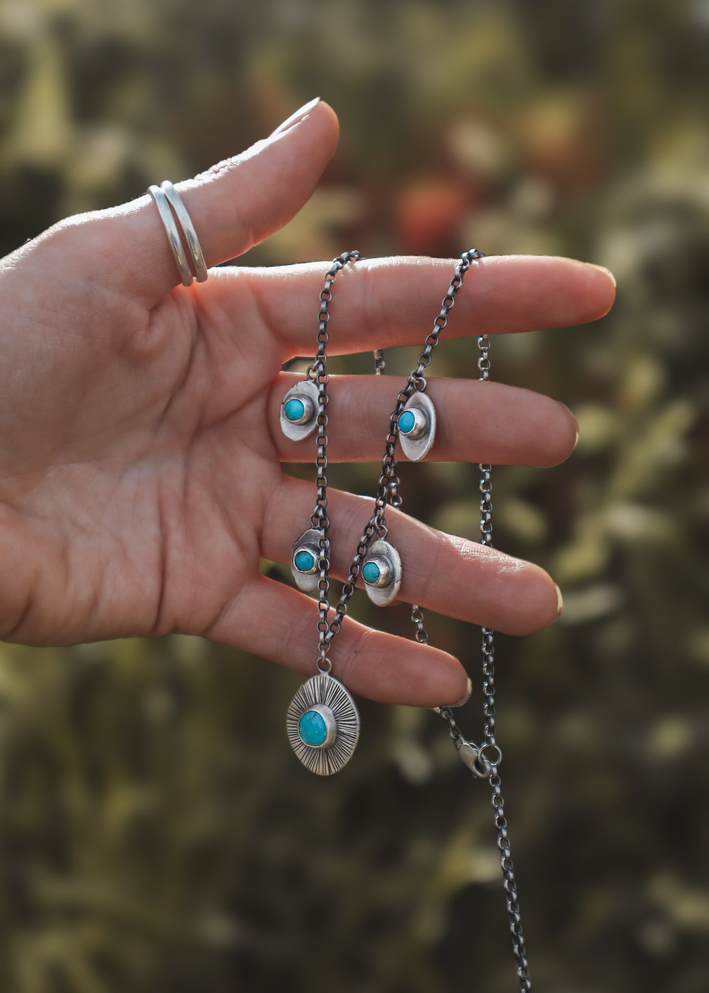 Turquoise Charm Collarette