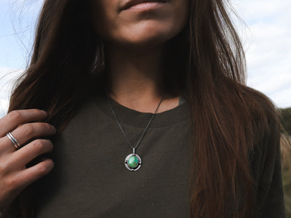 Compass Necklace - Emerald Valley