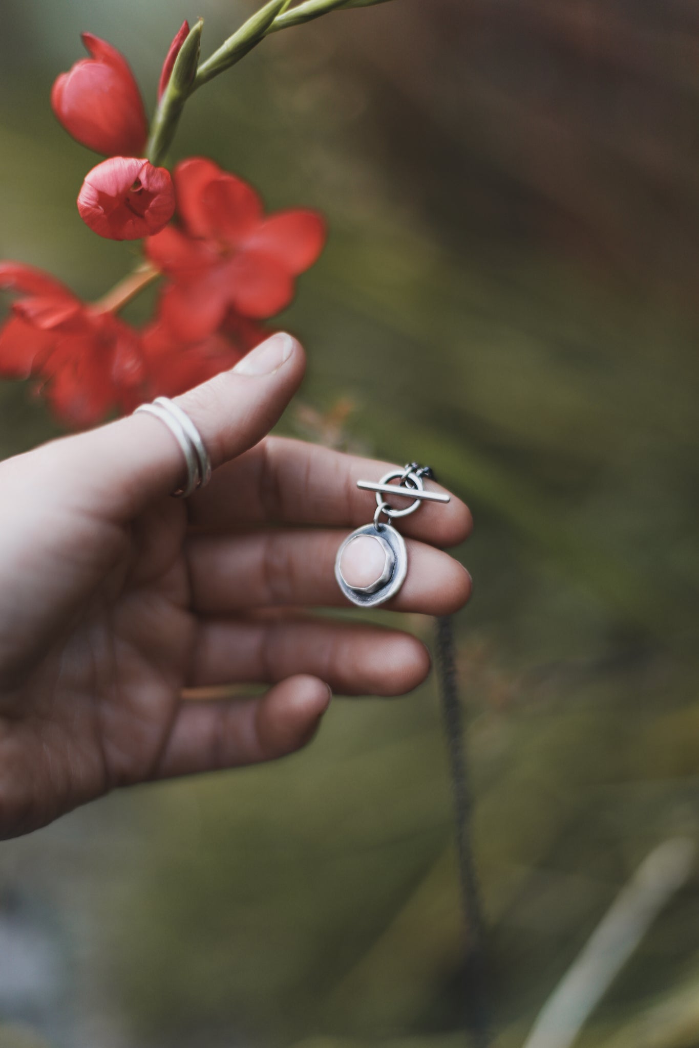 Little Rio Necklace - Pink Opal