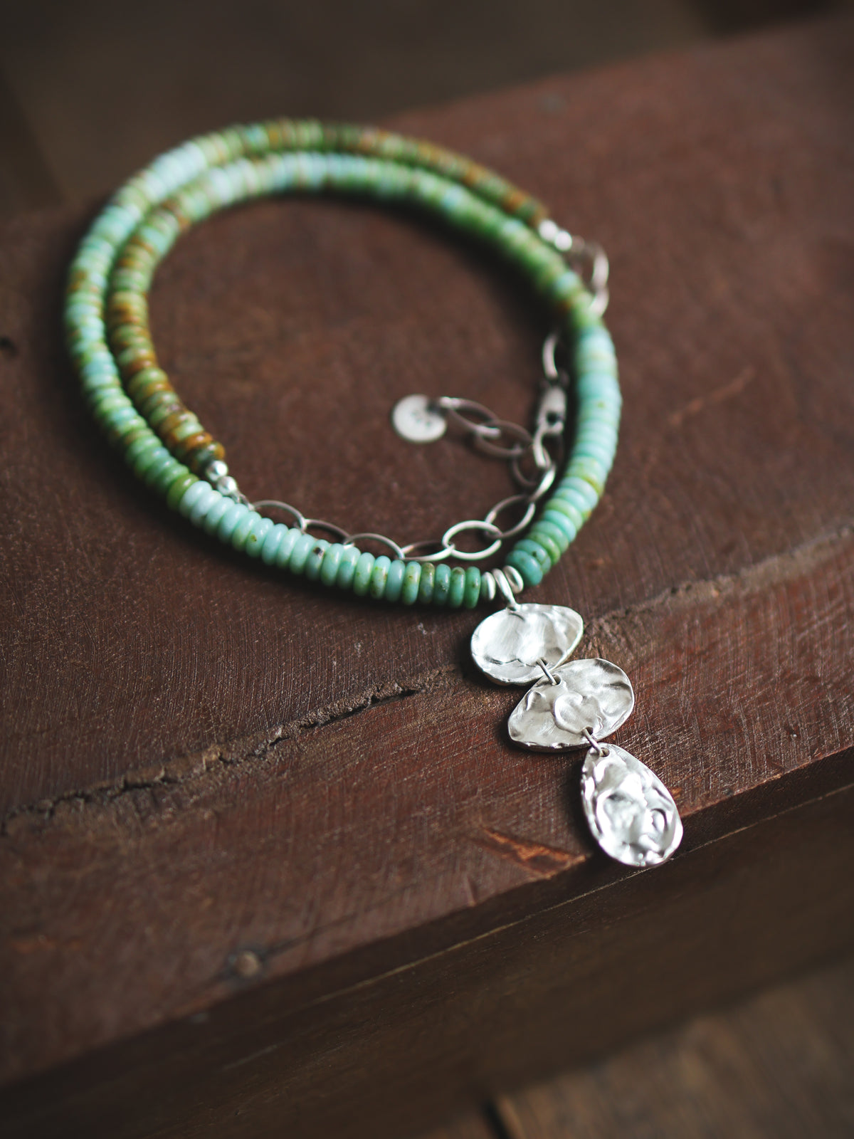 River Relic Necklace - Turquoise