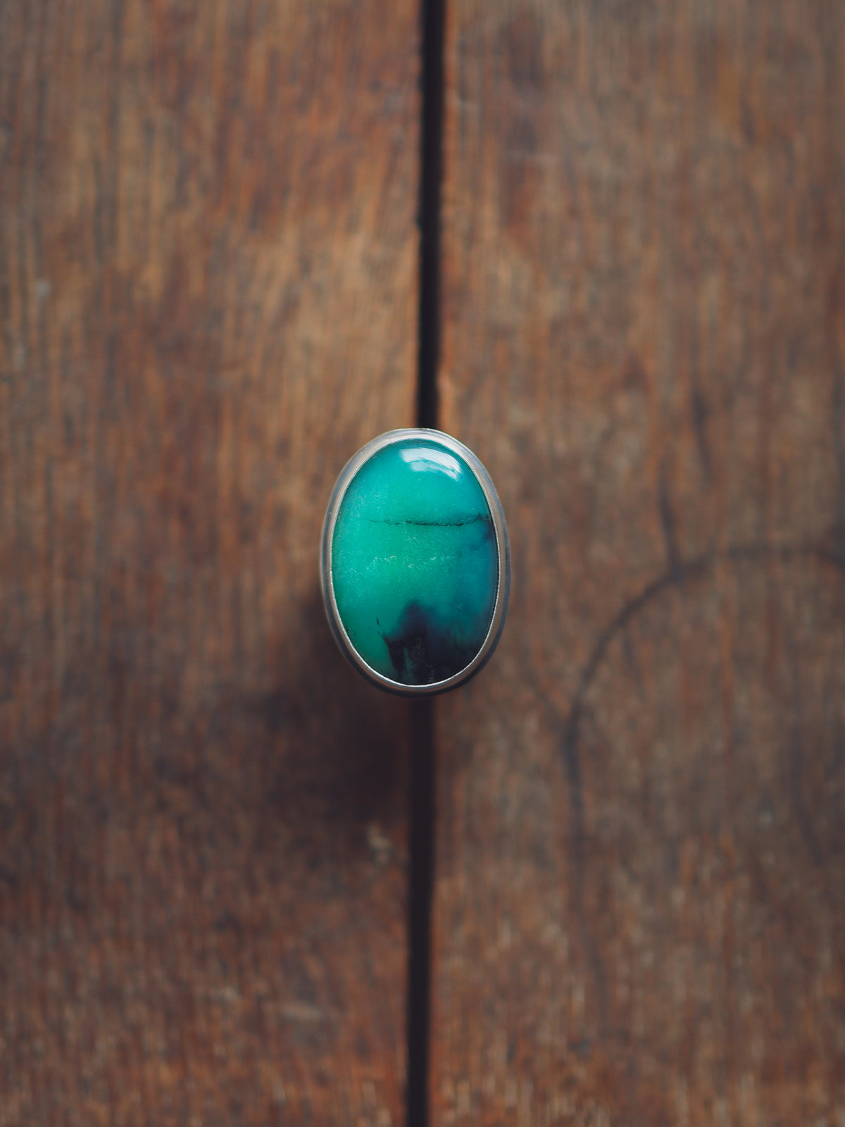 Mountain Seekers Ring - Chrysoprase O 1/2 / 7.25