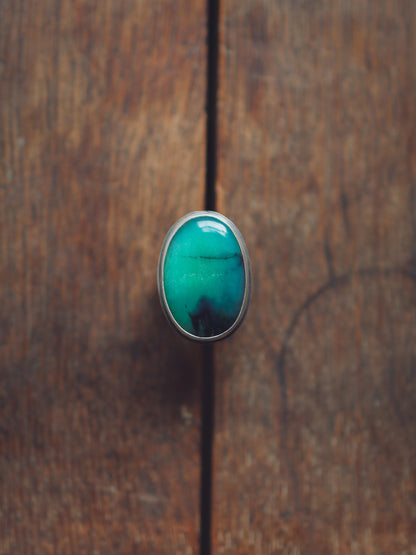 Mountain Seekers Ring - Chrysoprase O 1/2 / 7.25