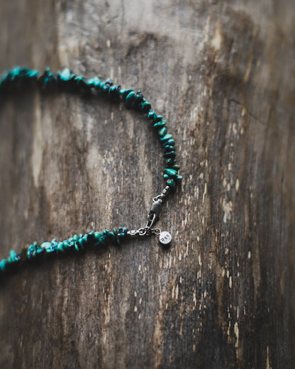 Reverie Necklace - Turquoise Nugget & Golden Hills