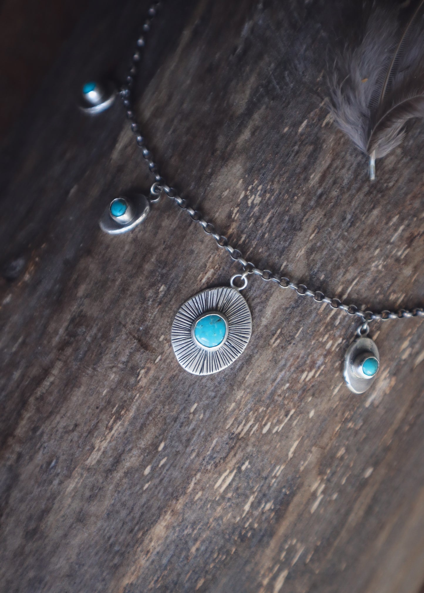 Turquoise Charm Collarette