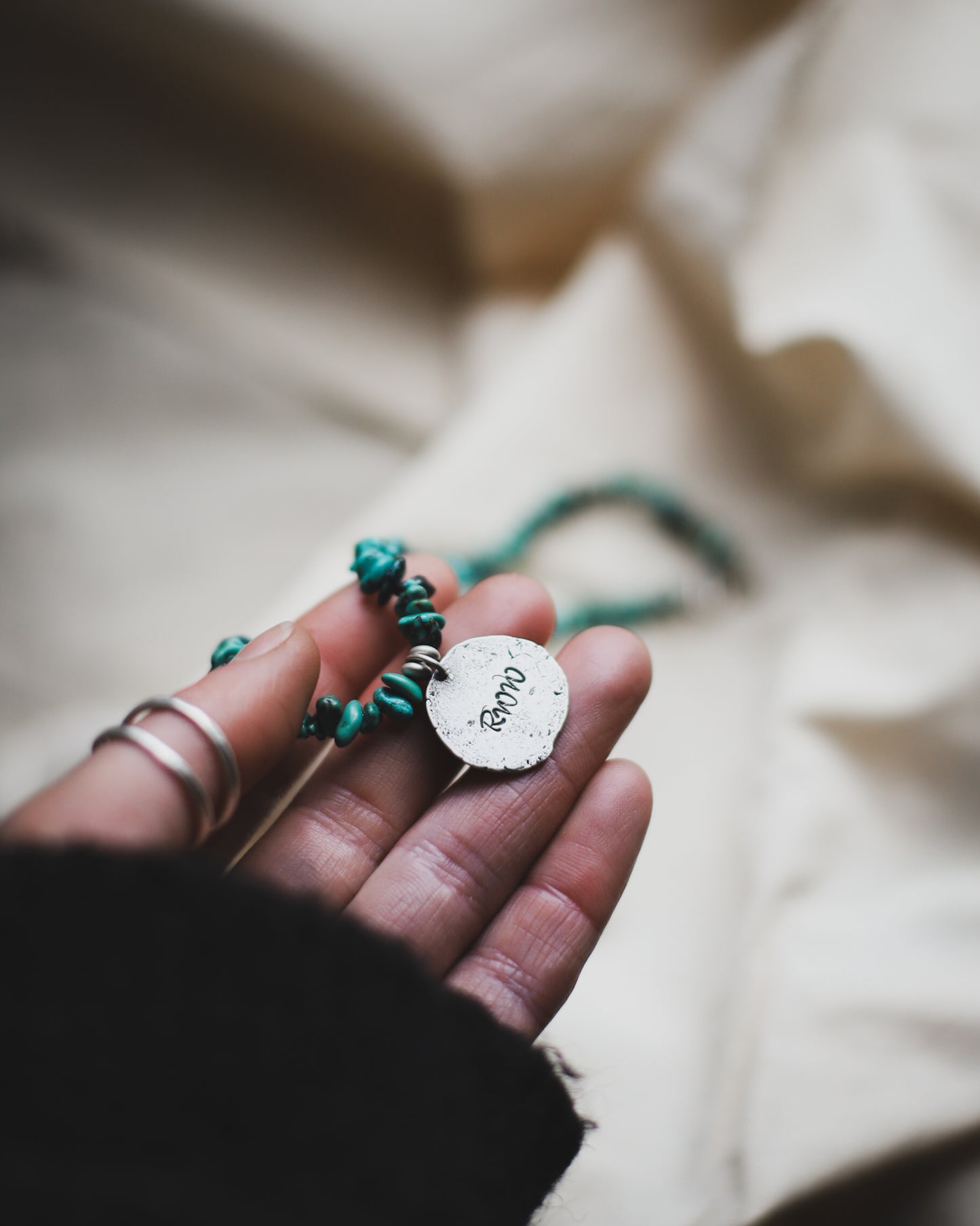 Reverie Necklace - Turquoise Nugget & Golden Hills