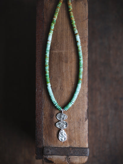 River Relic Necklace - Turquoise