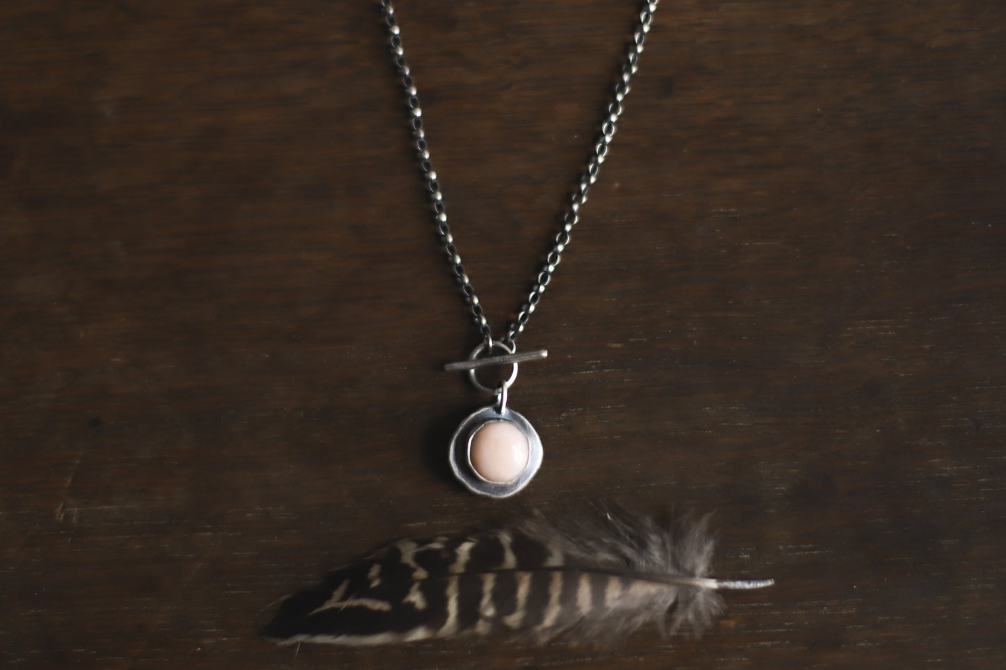 Little Rio Necklace - Pink Opal