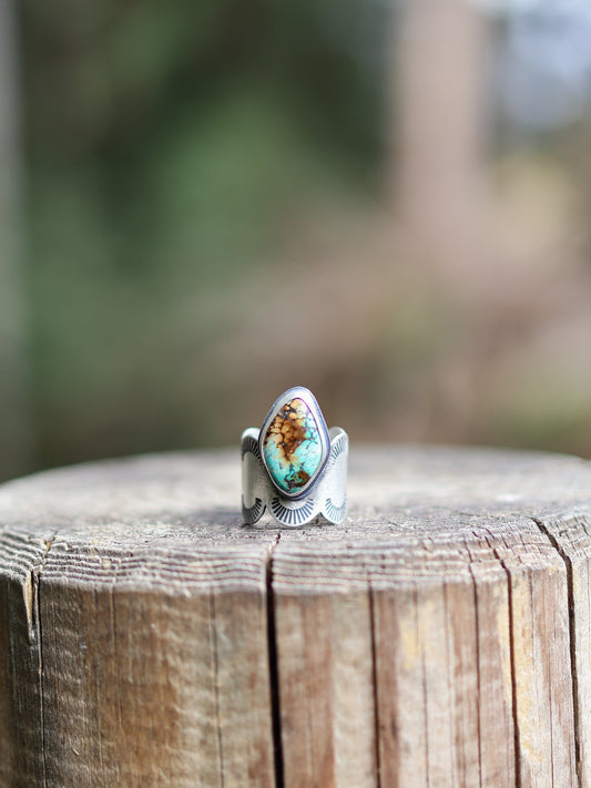 Totem Ring - Bamboo Mountain - Size P 1/2 / 7.75