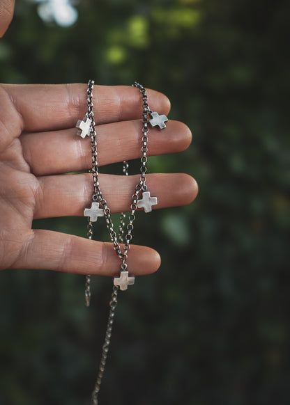 Cross Charm Collarette