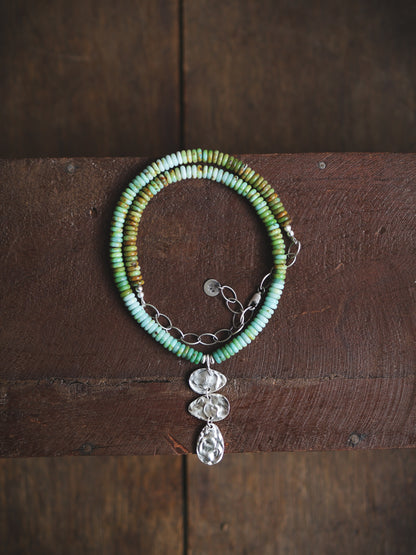 River Relic Necklace - Turquoise
