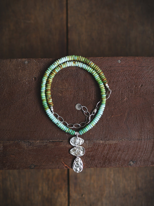 River Relic Necklace - Turquoise