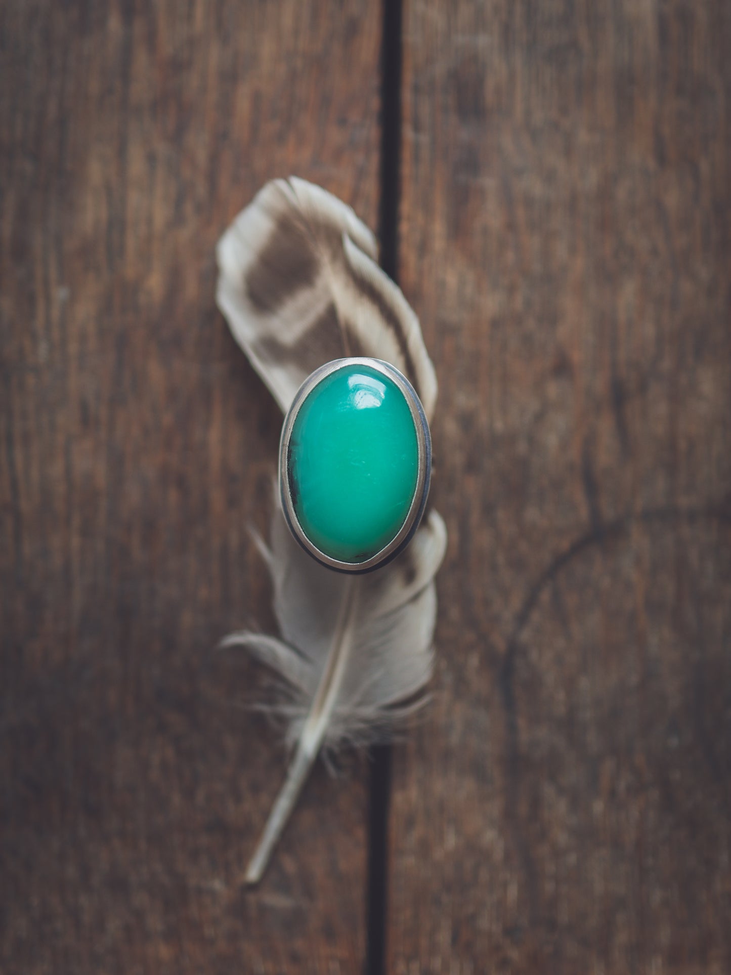 Mountain Seekers Ring - Chrysoprase P 1/2 / 7.75