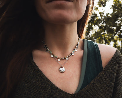 RESERVED FOR FRANKIE - Molten Pendant Necklace