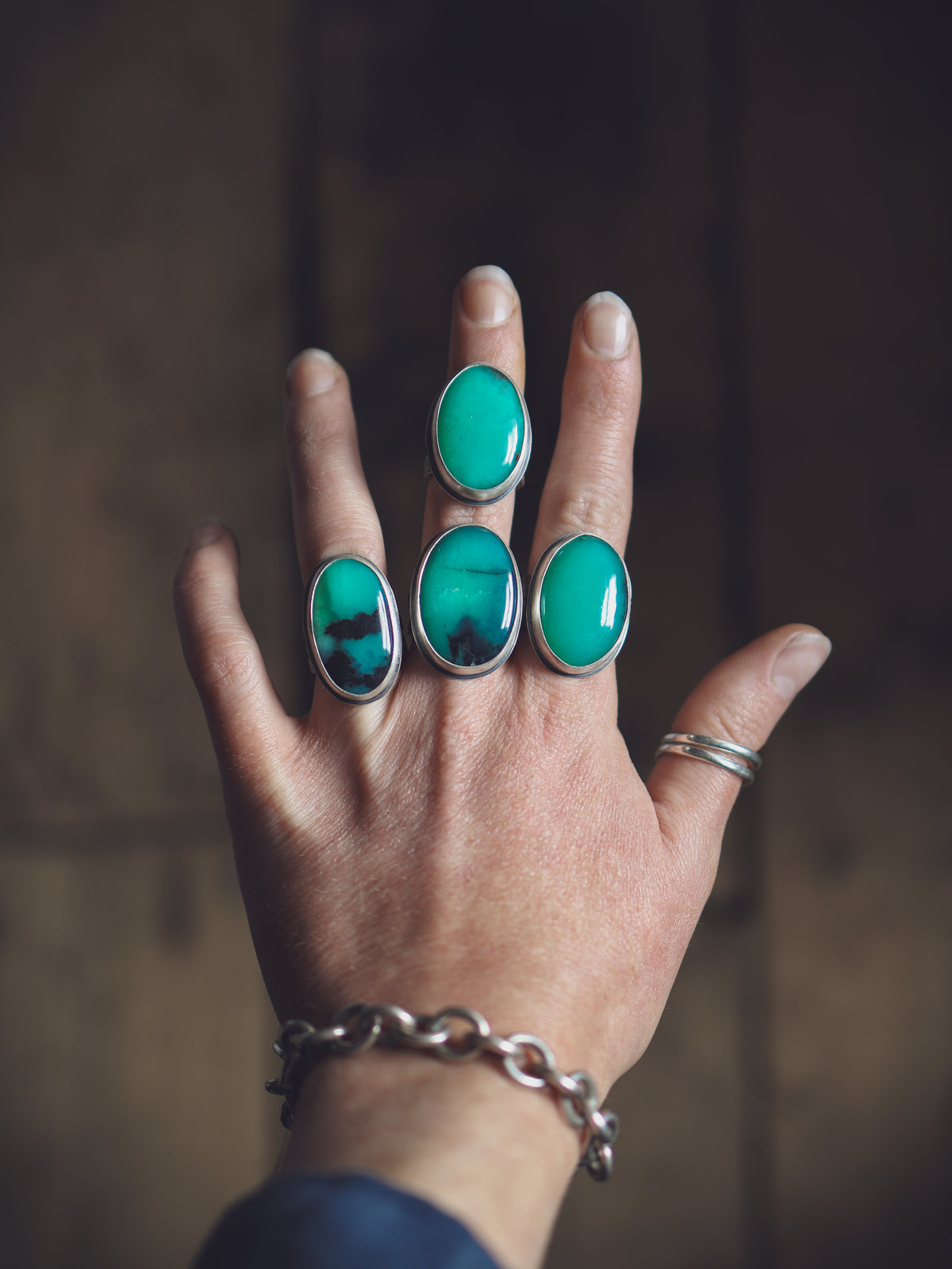 Mountain Seekers Ring - Chrysoprase M 1/2 / 6.5