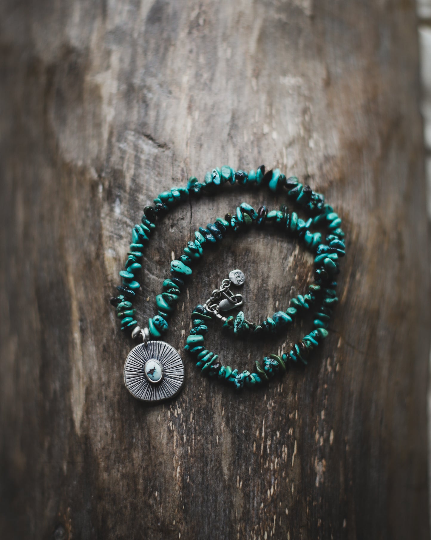 Reverie Necklace - Turquoise Nugget & Golden Hills