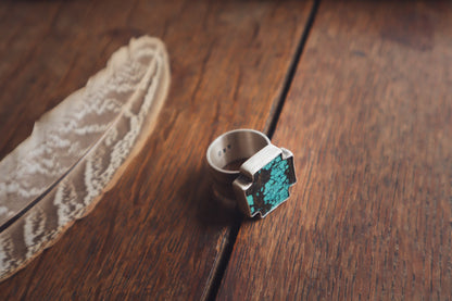 Cloud Mountain Cross Ring - P / 7.5