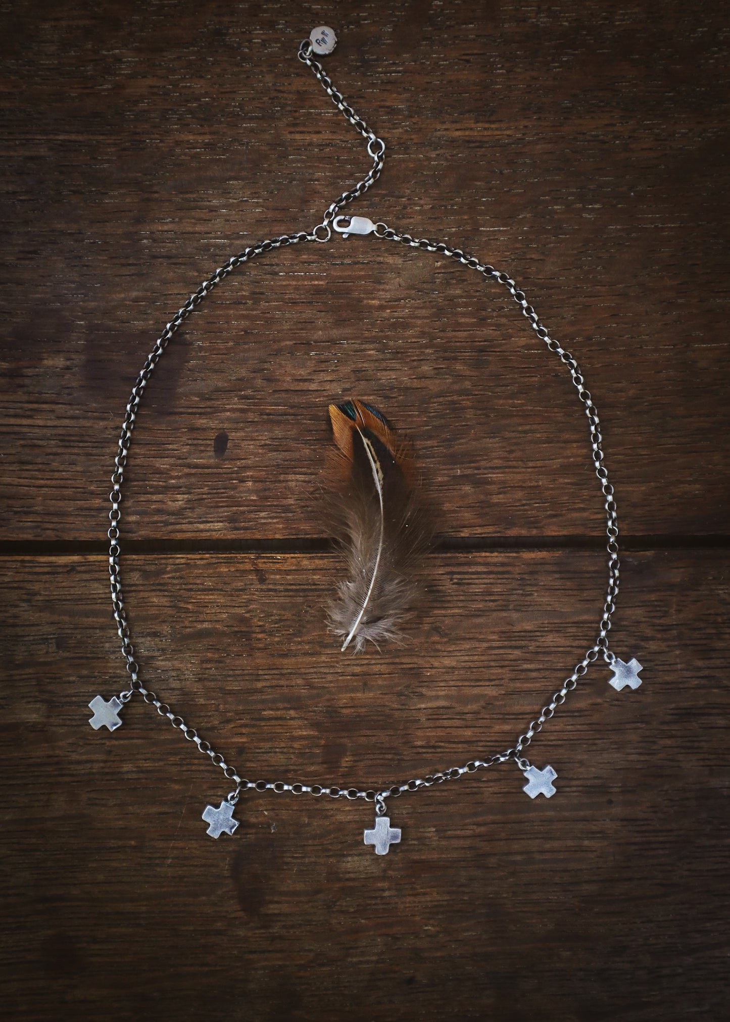Cross Charm Collarette