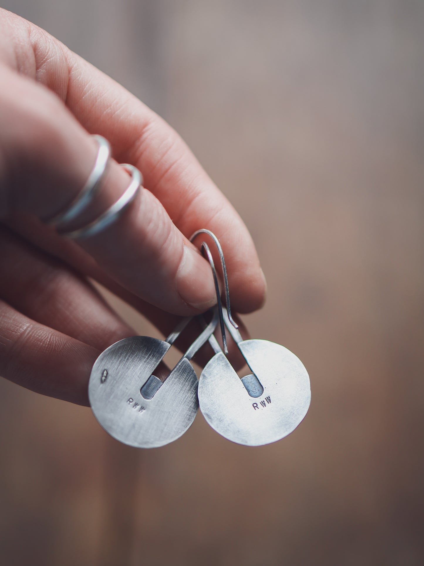 Sunray Portal Earrings - Chalcedony