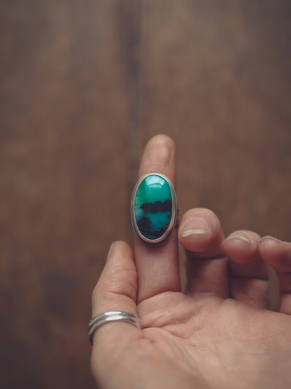 Mountain Seekers Ring - Chrysoprase M 1/2 / 6.5