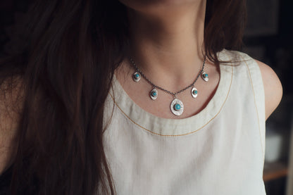 Turquoise Charm Collarette