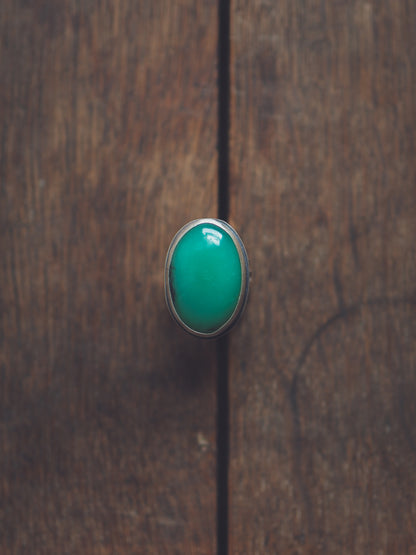 Mountain Seekers Ring - Chrysoprase P 1/2 / 7.75