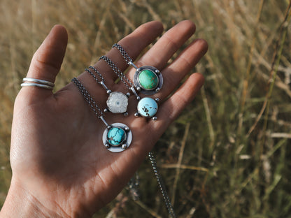 Compass Necklace - Emerald Valley