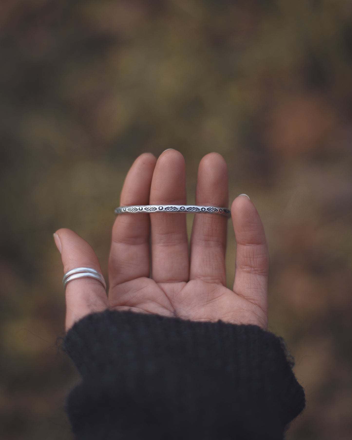 Stamped Stacking Cuff