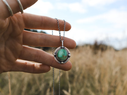 Compass Necklace - Emerald Valley