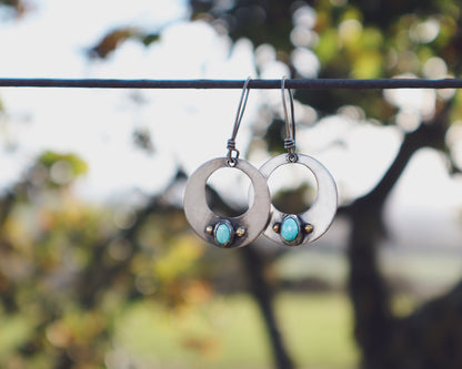 Portal Earrings Turquoise