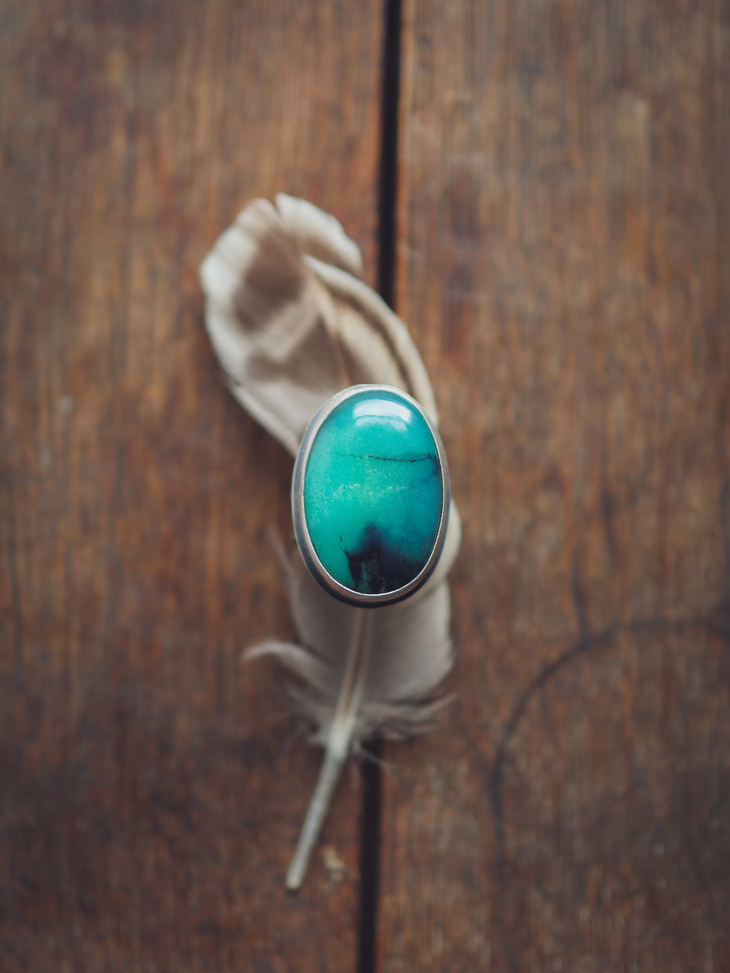 Mountain Seekers Ring - Chrysoprase O 1/2 / 7.25