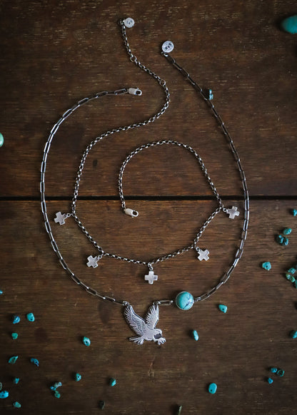 Cross Charm Collarette