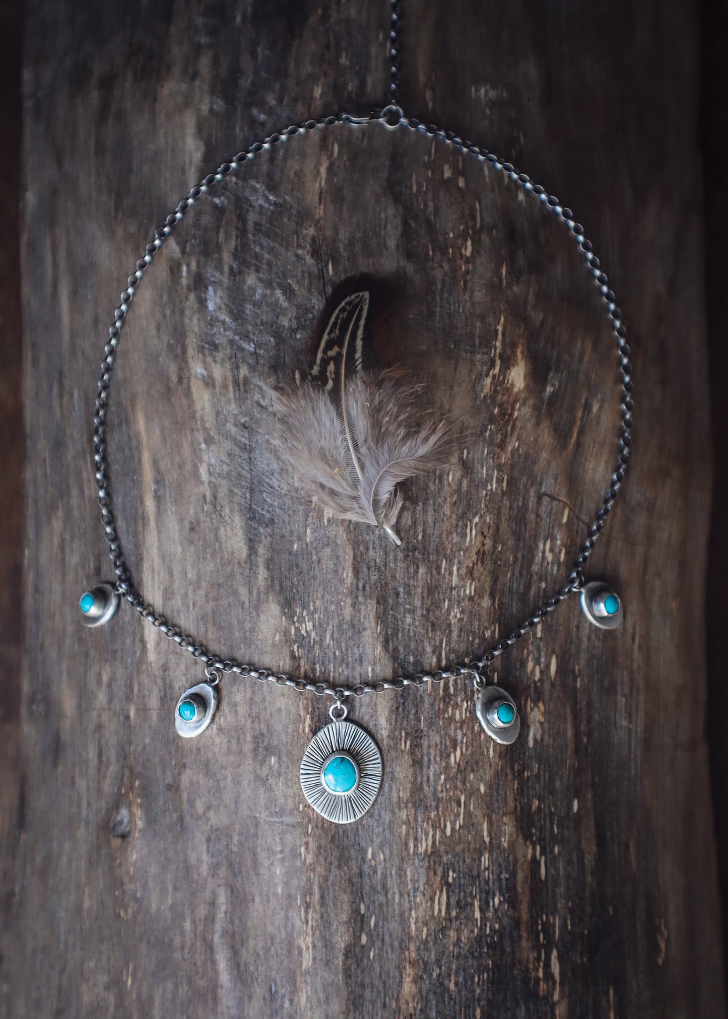 Turquoise Charm Collarette