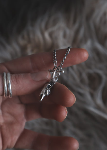 Longhorn + Emerald Necklace