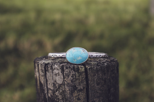 Statement Stacker Cuff - Turquoise