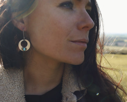 Portal Earrings Turquoise